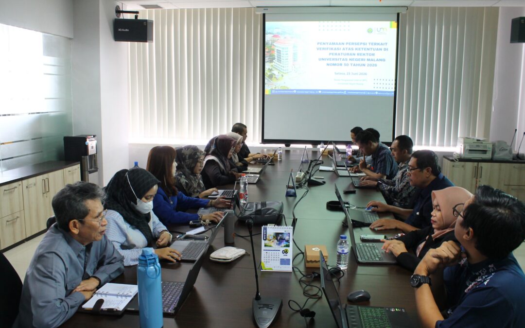 BPI UM Gelar Penyamaan Persepsi Pertor Pedoman Penyusunan RKAT UM